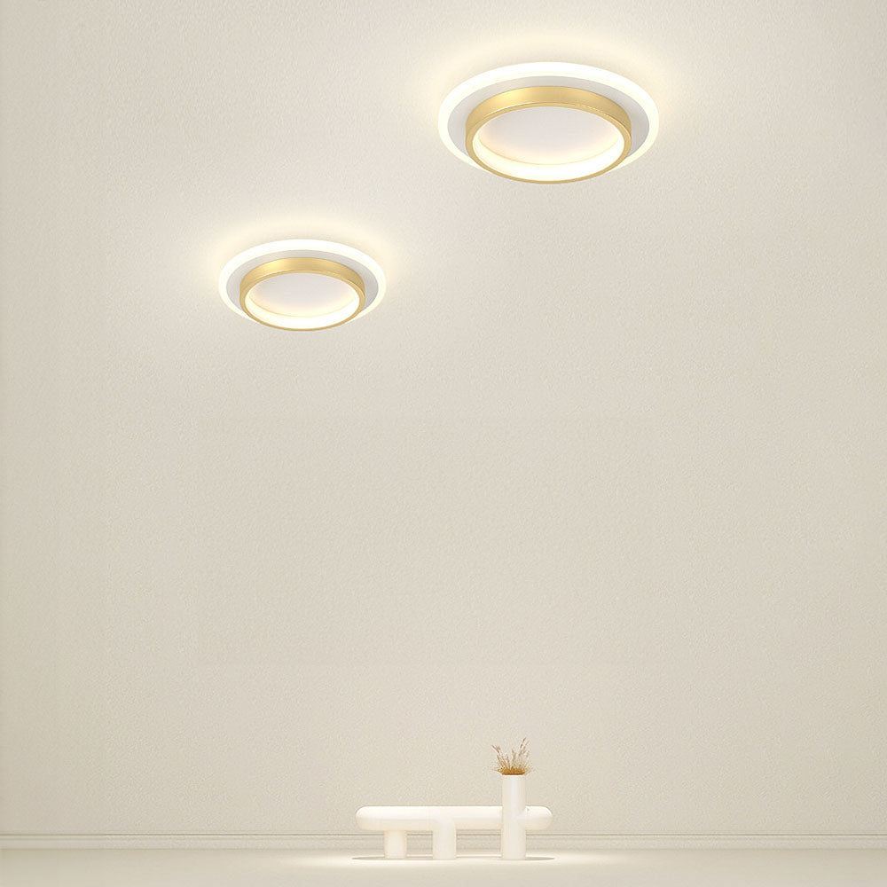 Sleek LED Hallway Ceiling Lamp | 8.3" or 9.4" Metal & Acrylic Fixture | Energy-Saving | Brick by Brick