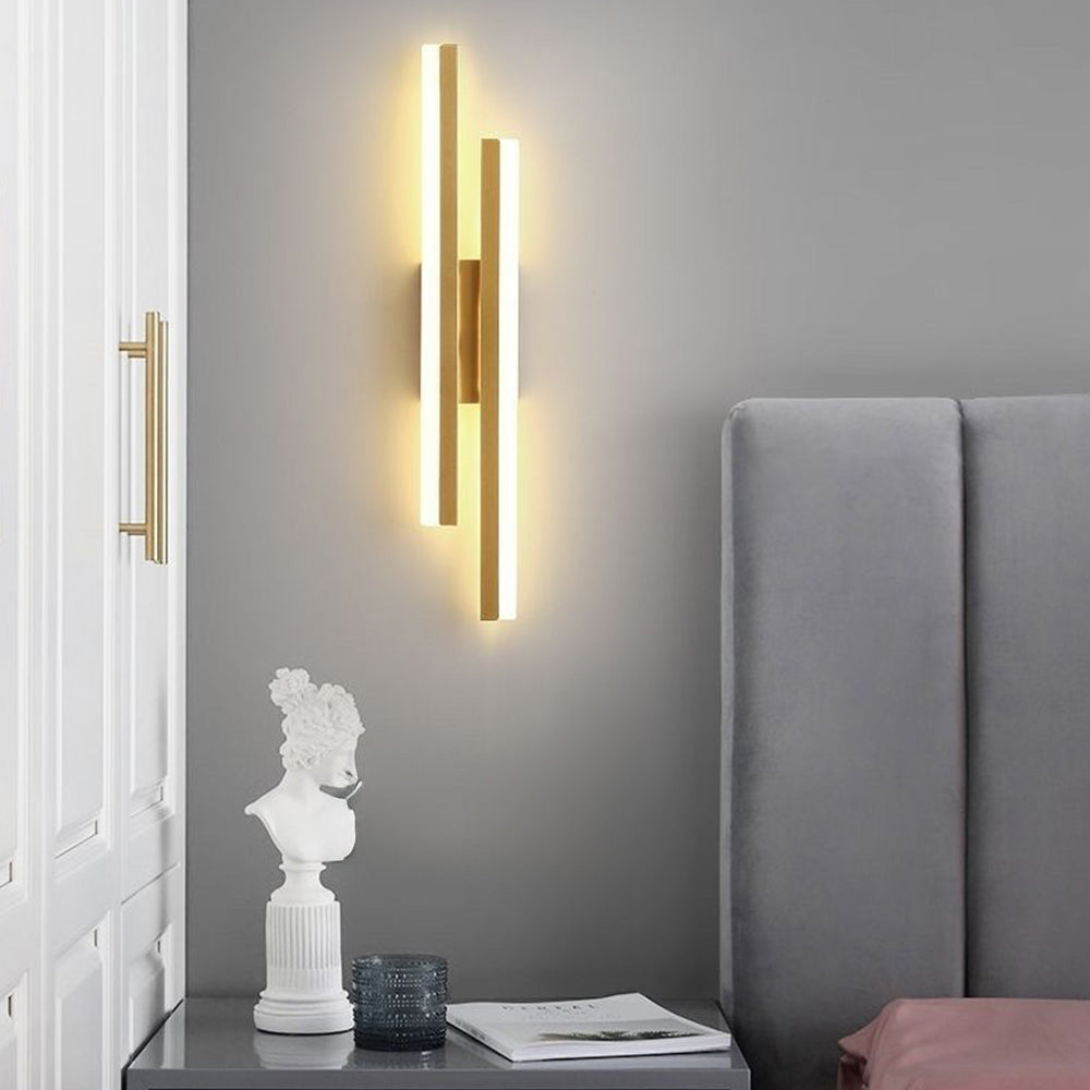 Acrylic LED Wall Light | Living Room | Metal-Acrylic | 18.9" Fixture | Brick by Brick