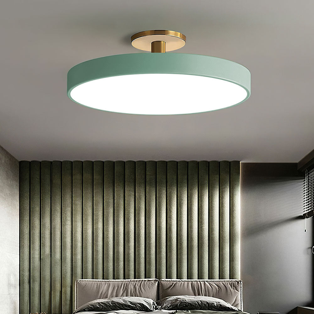 Modern Flush Mount Ceiling Light | 5.9×11.8–23.6 in | LED Round Fixture | Hardware + Acrylic | Brick by Brick