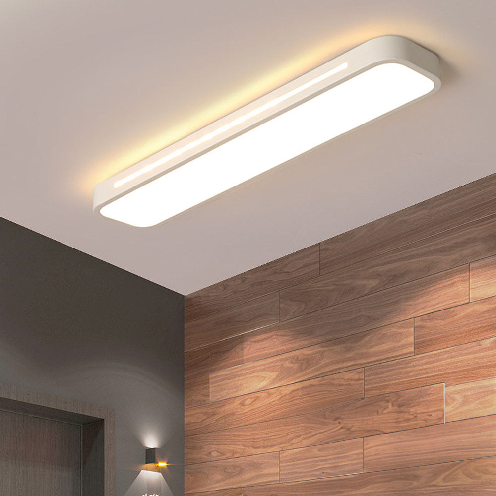 Modern Nordic LED Ceiling Light | 18.89–30.70 in | Minimalist Long Acrylic Fixture | Brick by Brick
