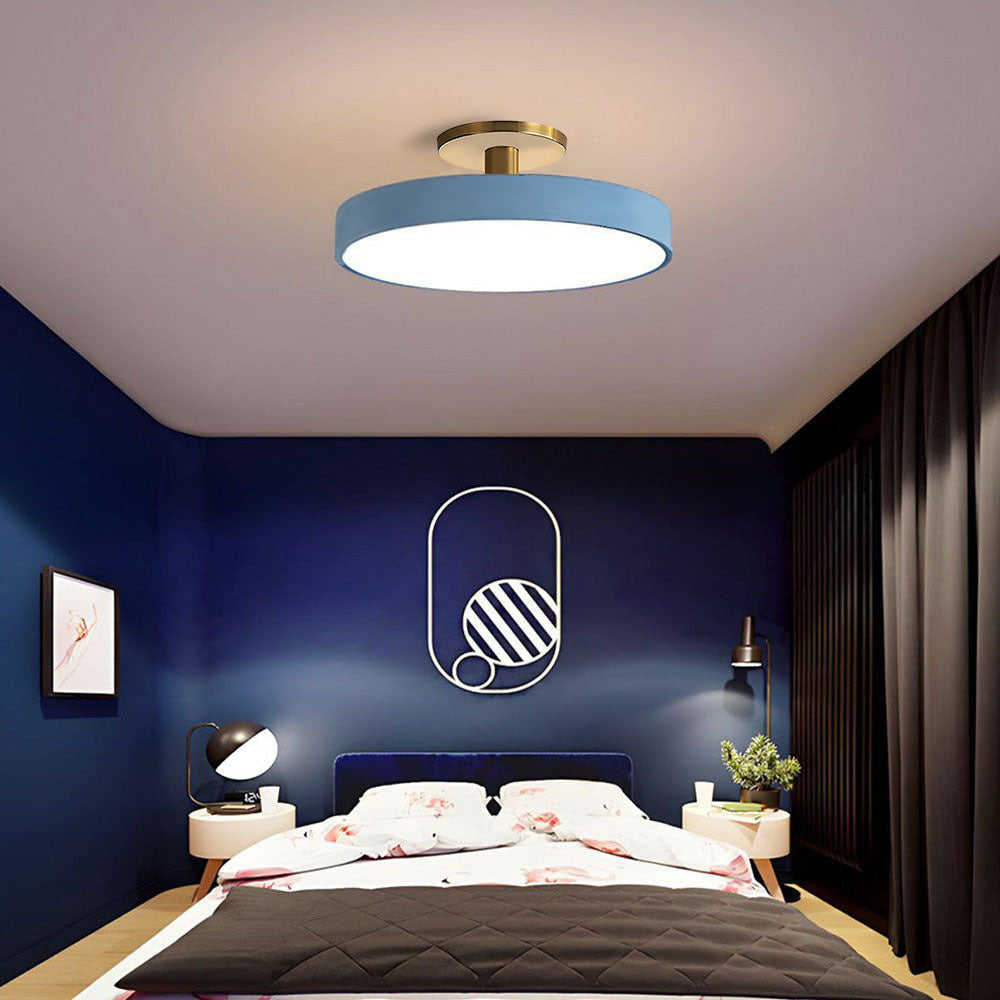 Modern Flush Mount Ceiling Light | 5.9×11.8–23.6 in | LED Round Fixture | Hardware + Acrylic | Brick by Brick