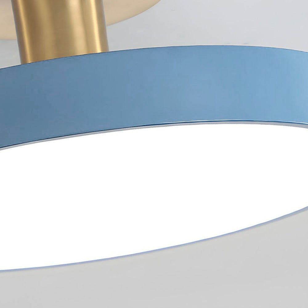 Modern Flush Mount Ceiling Light | 5.9×11.8–23.6 in | LED Round Fixture | Hardware + Acrylic | Brick by Brick