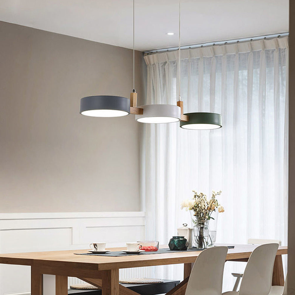 Contemporary Metal Cylinder Pendant Light | 30.3×7.87 in | Nordic Multi-Light Fixture | Brick by Brick
