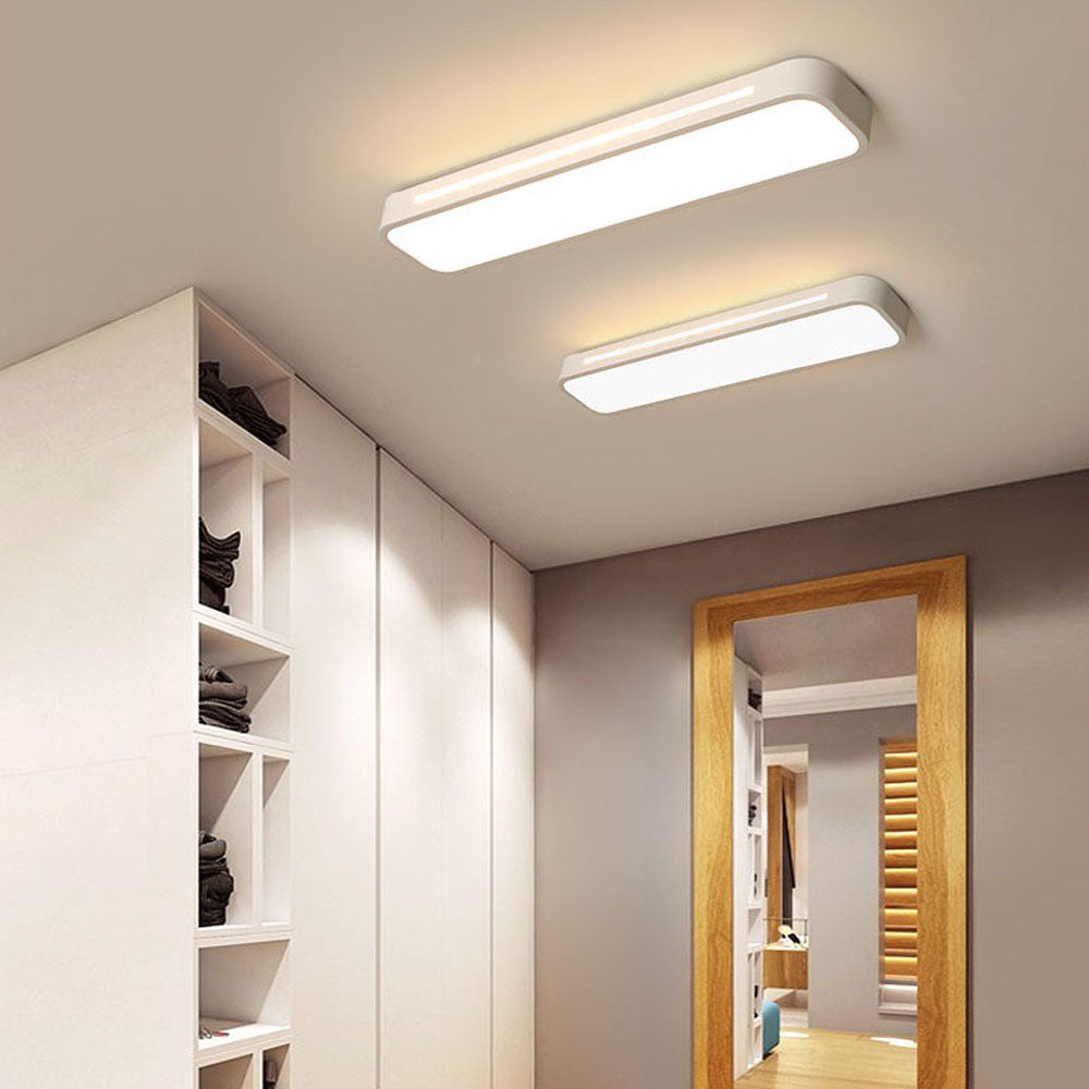 Modern Nordic LED Ceiling Light | 18.89–30.70 in | Minimalist Long Acrylic Fixture | Brick by Brick