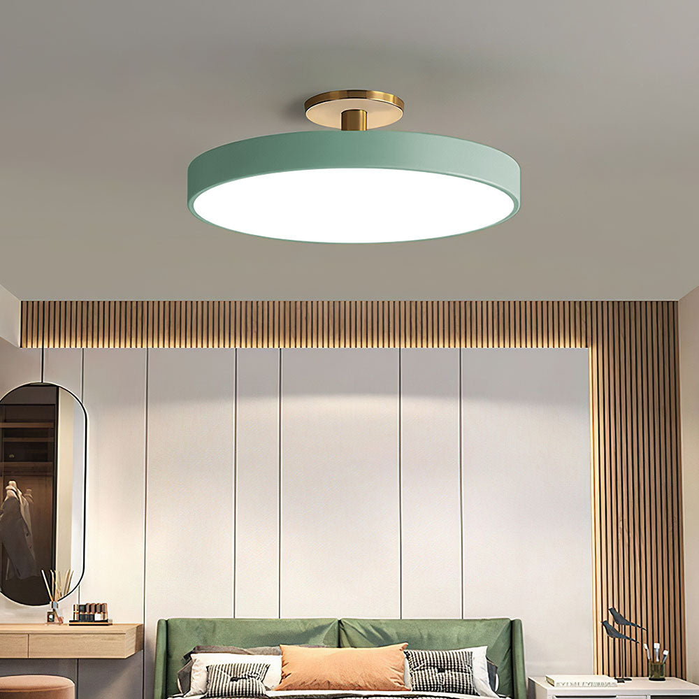 Modern Flush Mount Ceiling Light | 5.9×11.8–23.6 in | LED Round Fixture | Hardware + Acrylic | Brick by Brick
