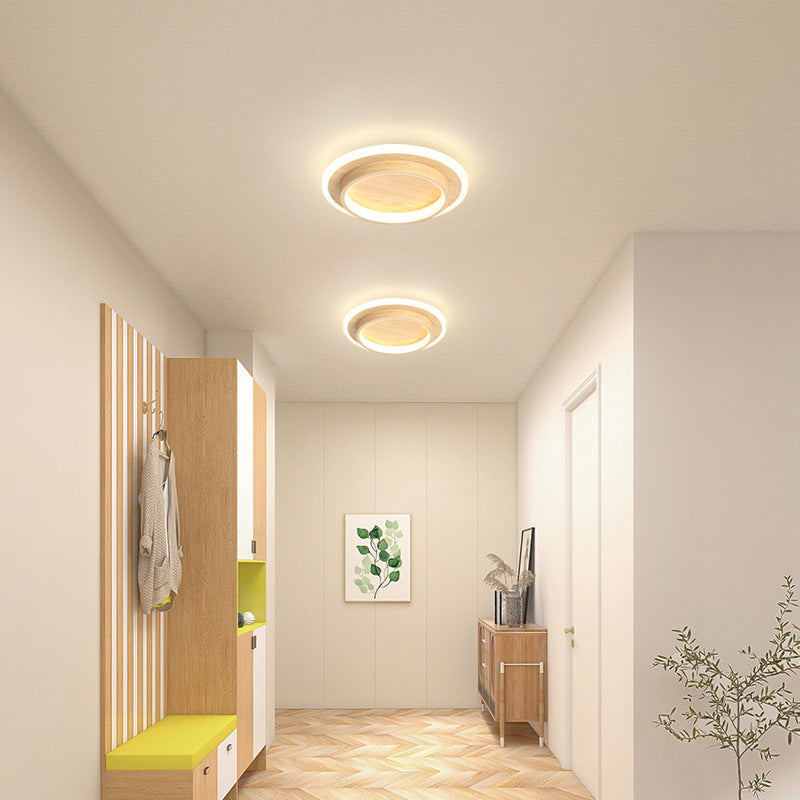 Sleek LED Hallway Ceiling Lamp | 8.3" or 9.4" Metal & Acrylic Fixture | Energy-Saving | Brick by Brick