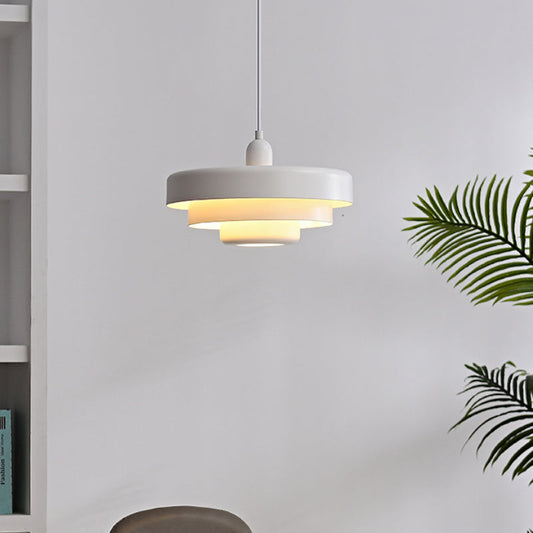 Bauhaus Style Iron Pendant Light | 8.27×13.78 in | Modern Mid-Century Hanging Fixture | Brick by Brick