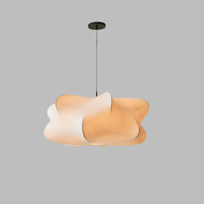 Wabi Sabi Pendant Lamp | 15.7 - 23.6 in | Japanese Silk Shade | Modern Minimalist | LED E27 Compatible | Brick by Brick