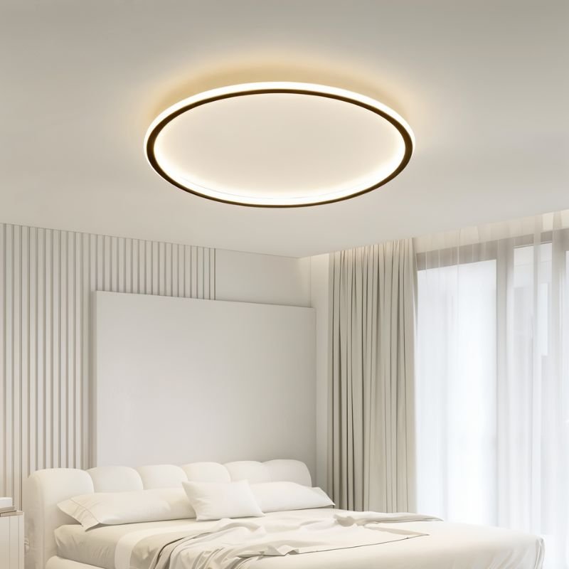 Ultra-Thin Modern Ceiling Light | Flush Mount LED for Low Ceilings | Round & Dimmable