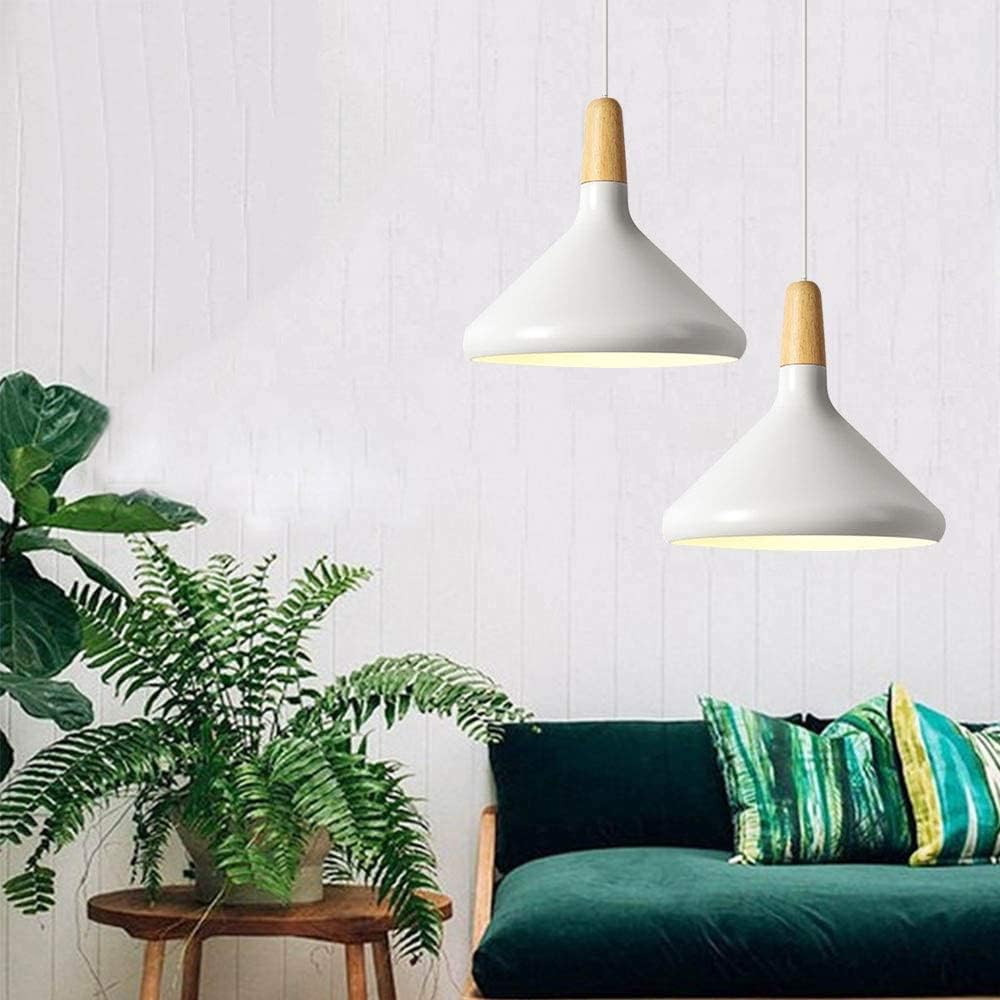 Nordic Macaron Pendant Light | Wooden Accent | Minimalist Charm | D7.09"-15.35" | Brick by Brick