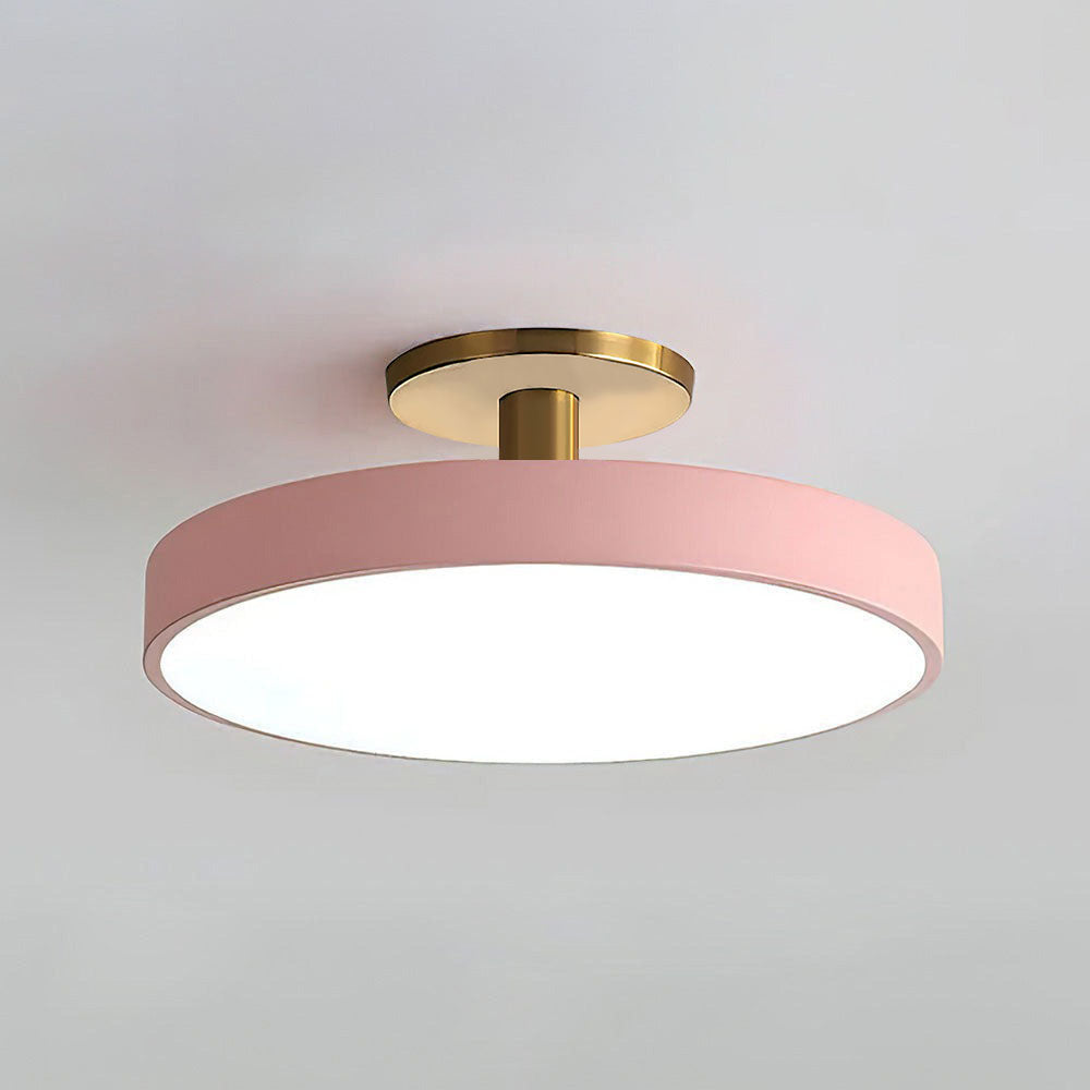 Modern Flush Mount Ceiling Light | 5.9×11.8–23.6 in | LED Round Fixture | Hardware + Acrylic | Brick by Brick