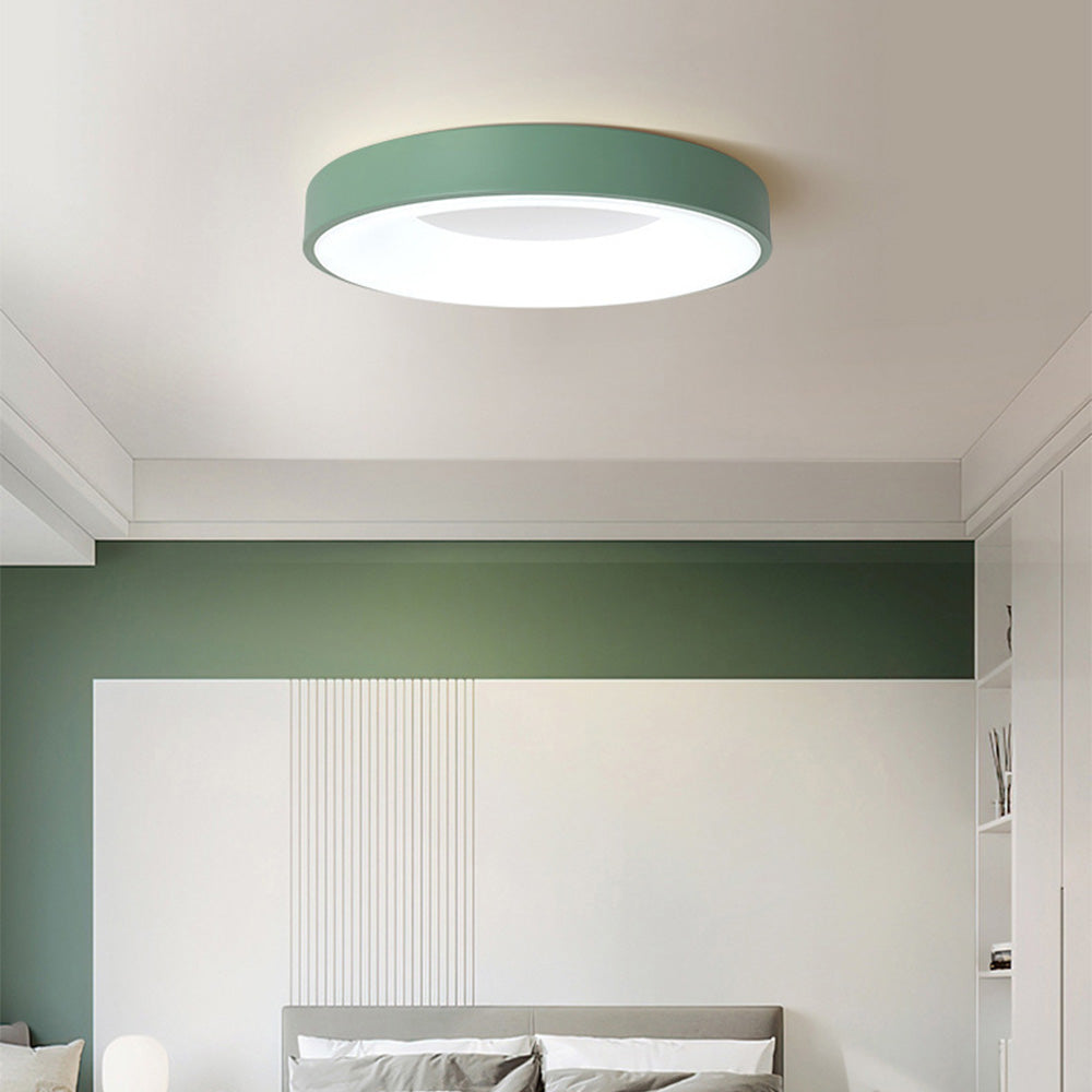 Simple LED Ceiling Light | Minimalist Modern Design | H1.97in | Warm Ambient Illumination | Elegant Home Fixture | Brick by Brick