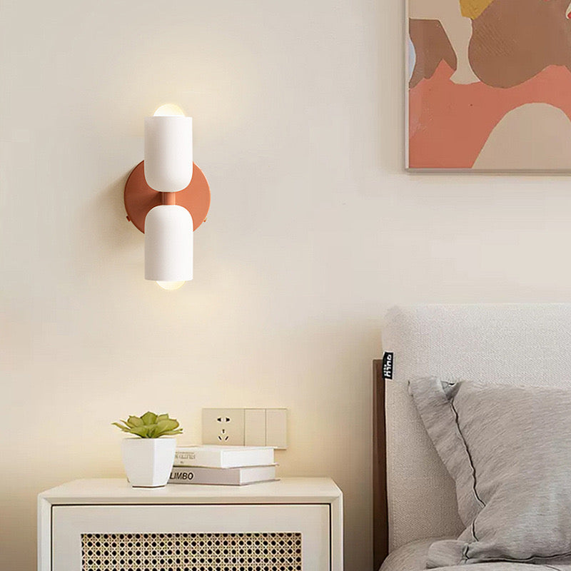 Double‑Head Wall Sconce | Unisex Metal & Acrylic Dual‑Light | Brick by Brick
