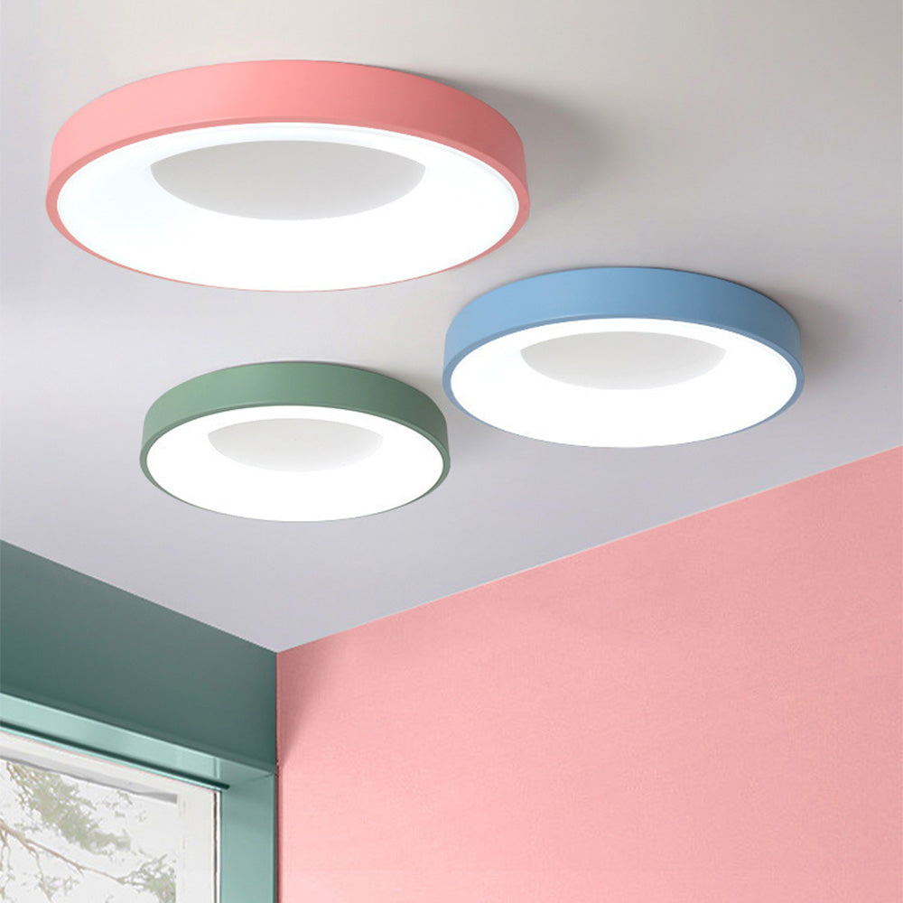 Simple LED Ceiling Light | Minimalist Modern Design | H1.97in | Warm Ambient Illumination | Elegant Home Fixture | Brick by Brick
