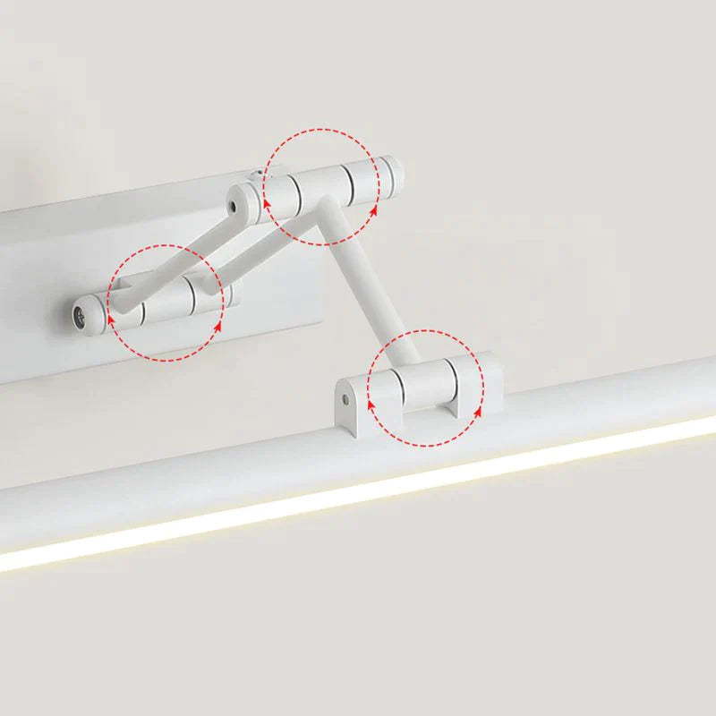 LED Vanity Wall Lamp | 15.8 - 39.4 in | Linear Bathroom Mirror Light | Metal and Acrylic Fixture | Brick by Brick