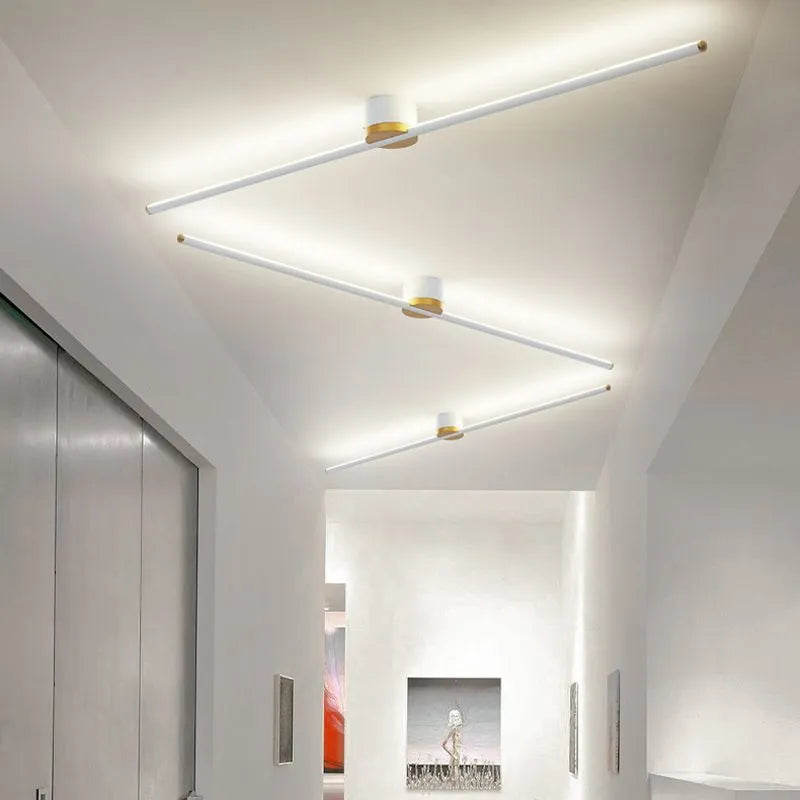 LED Linear Ceiling Light | 15.7 - 47.2 in | Modern Flush Mount Fixture | Sleek Minimalist Design with Energy-Saving Illumination | Brick by Brick