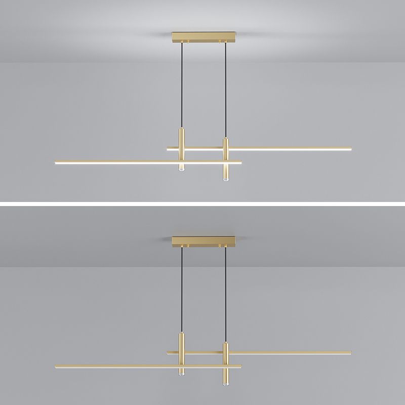 Edge Linear Pendant Light | 35.4 in | Dimmable LED | Black or Gold Finish | Brick by Brick