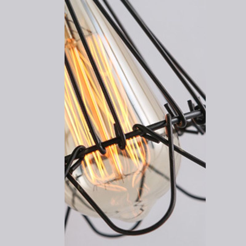 Alessio Industrial Lantern Wall Lamp | 5.5 x 7 x 11 in | Black or Rust Metal Finish | E26 Socket | Brick by Brick
