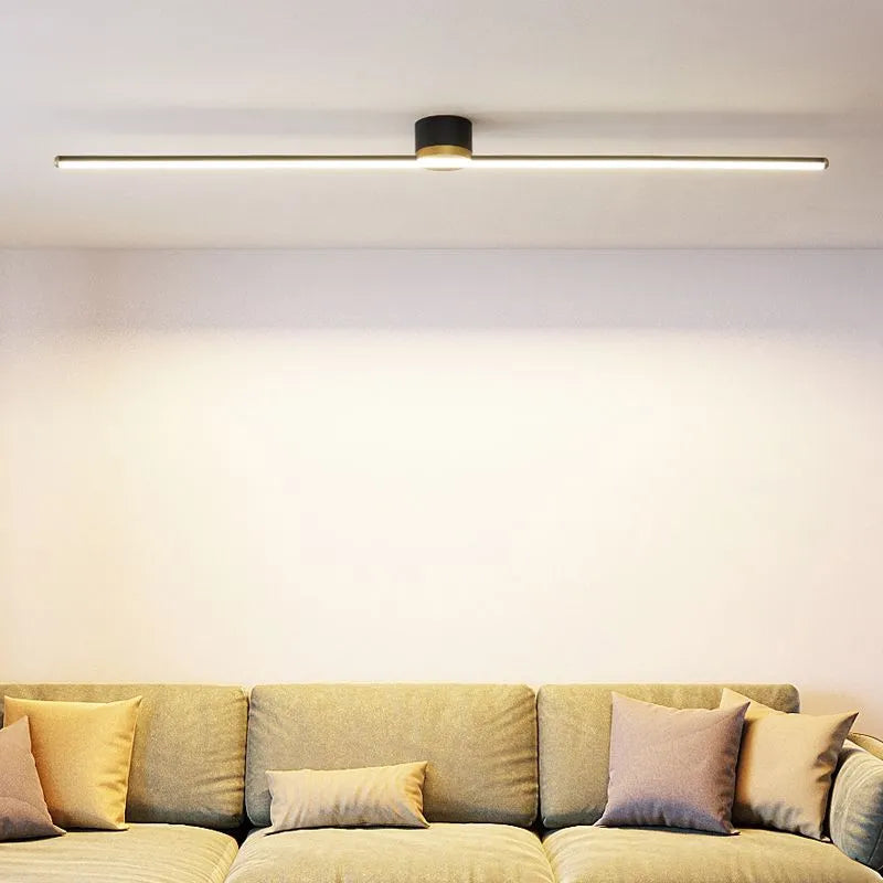 LED Linear Ceiling Light | 15.7 - 47.2 in | Modern Flush Mount Fixture | Sleek Minimalist Design with Energy-Saving Illumination | Brick by Brick