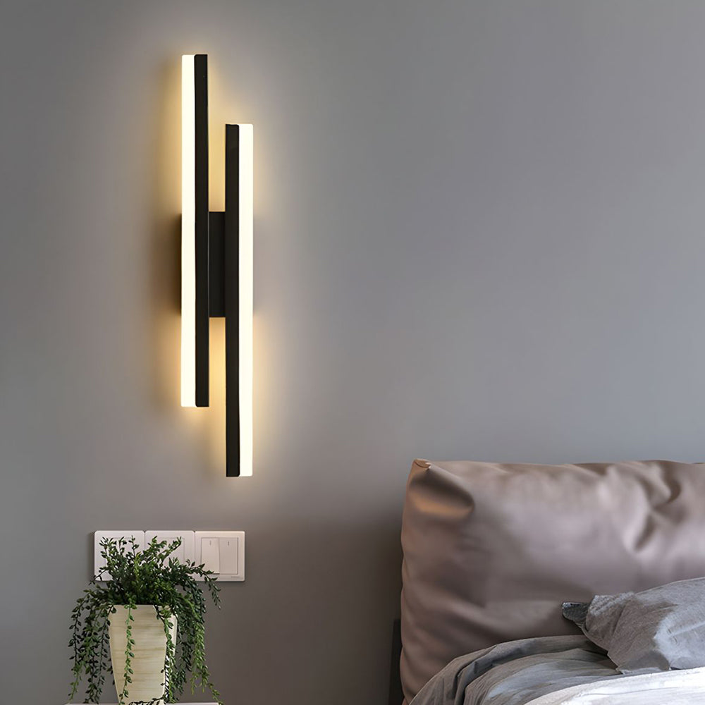 Acrylic LED Wall Light | Living Room | Metal-Acrylic | 18.9" Fixture | Brick by Brick
