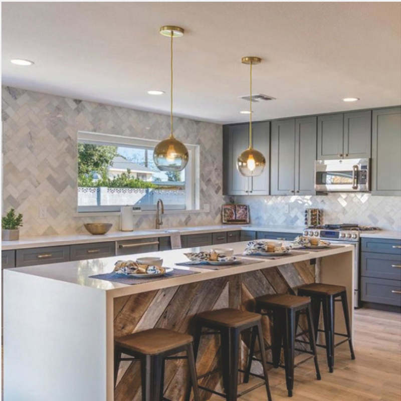 Modern Glass Globe Pendant Light | 5.9 - 15.8 in | Gradient Shade | Multiple Sizes & Finishes | LED | Brick by Brick