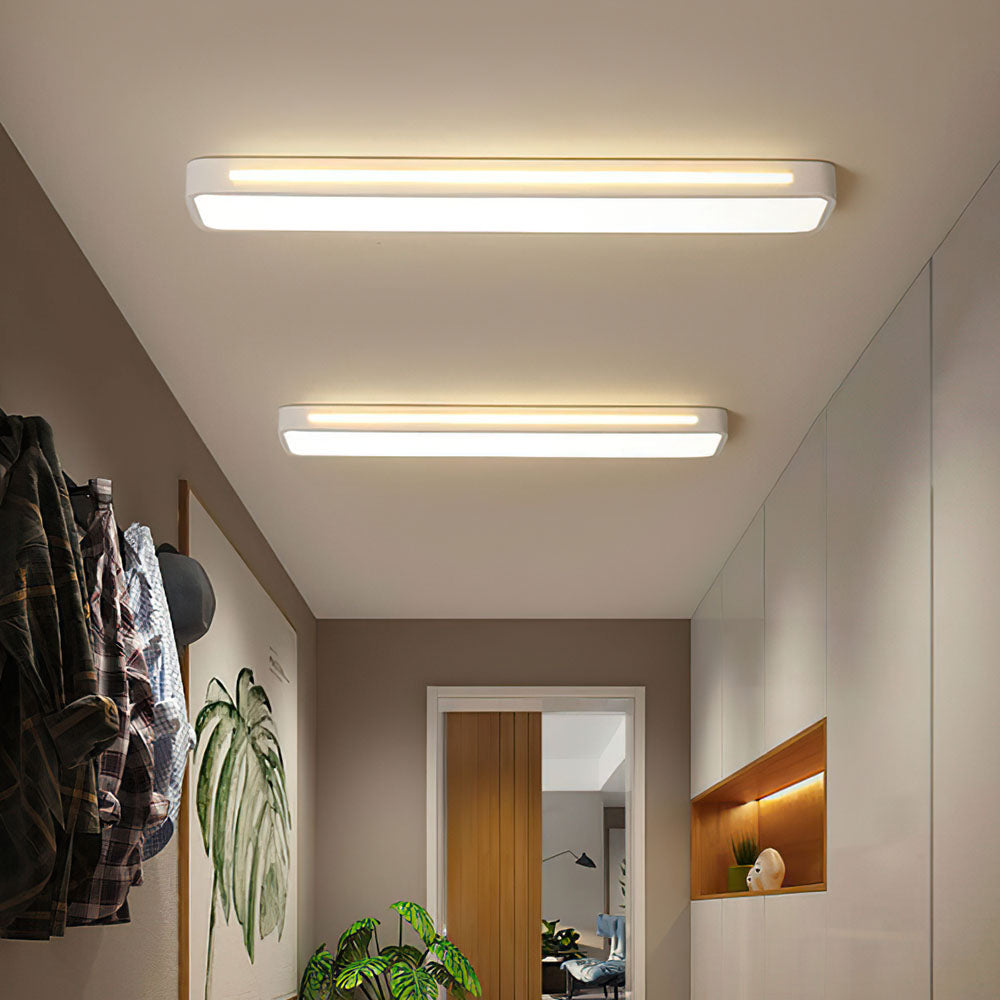 Modern Nordic LED Ceiling Light | 18.89–30.70 in | Minimalist Long Acrylic Fixture | Brick by Brick
