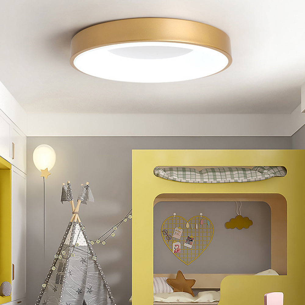 Simple LED Ceiling Light | Minimalist Modern Design | H1.97in | Warm Ambient Illumination | Elegant Home Fixture | Brick by Brick