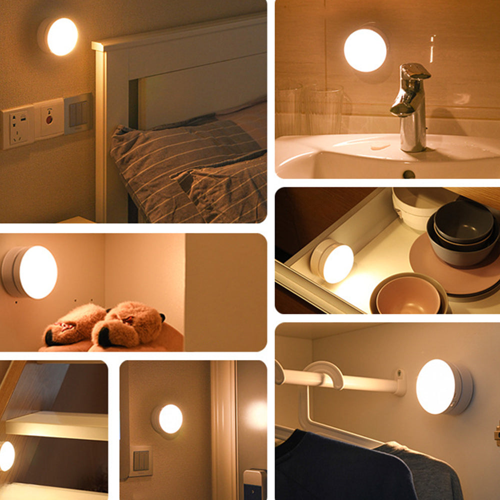 Motion Sensor Wall Light | 360° Rotatable LED | Rechargeable Magnetic Fixture | 3.5 in | Brick by Brick