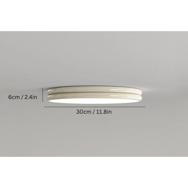 Bauhaus Green Ceiling Lamp | 11.8 - 19.7 in | Round Mid-Century LED Light | Colorful Decorative Lighting | Brick by Brick