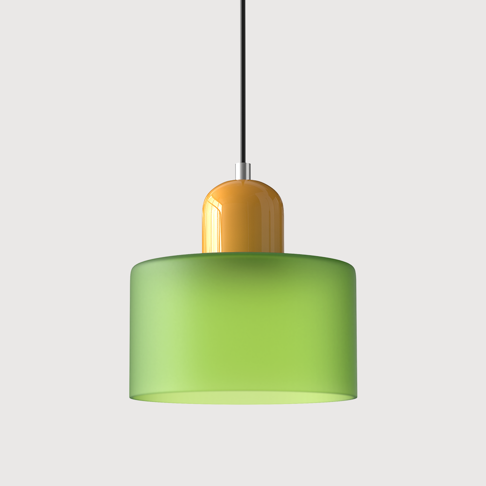 Bauhaus Glass Pendant Light | Modern Globe Design | Adjustable Ceiling Lamp | Brick by Brick