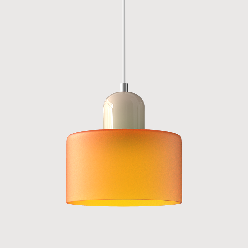 Bauhaus Glass Pendant Light | Modern Globe Design | Adjustable Ceiling Lamp | Brick by Brick
