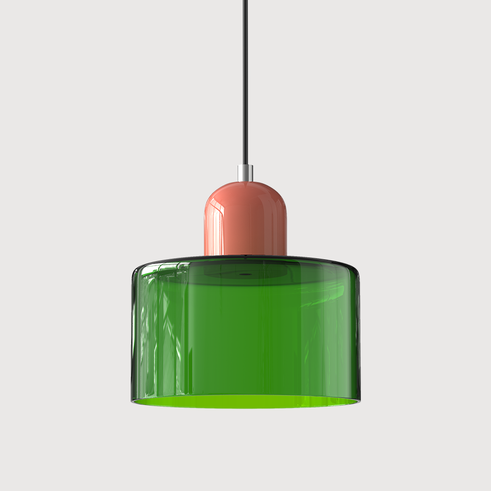 Bauhaus Glass Pendant Light | Modern Globe Design | Adjustable Ceiling Lamp | Brick by Brick