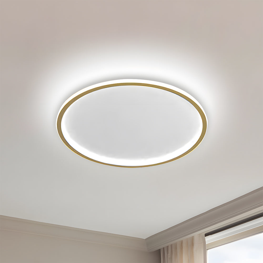 Modern Minimalist Disc Ceiling Light | Soft LED Glow | Contemporary Lighting | Elegant Interior Upgrade | Brick by Brick