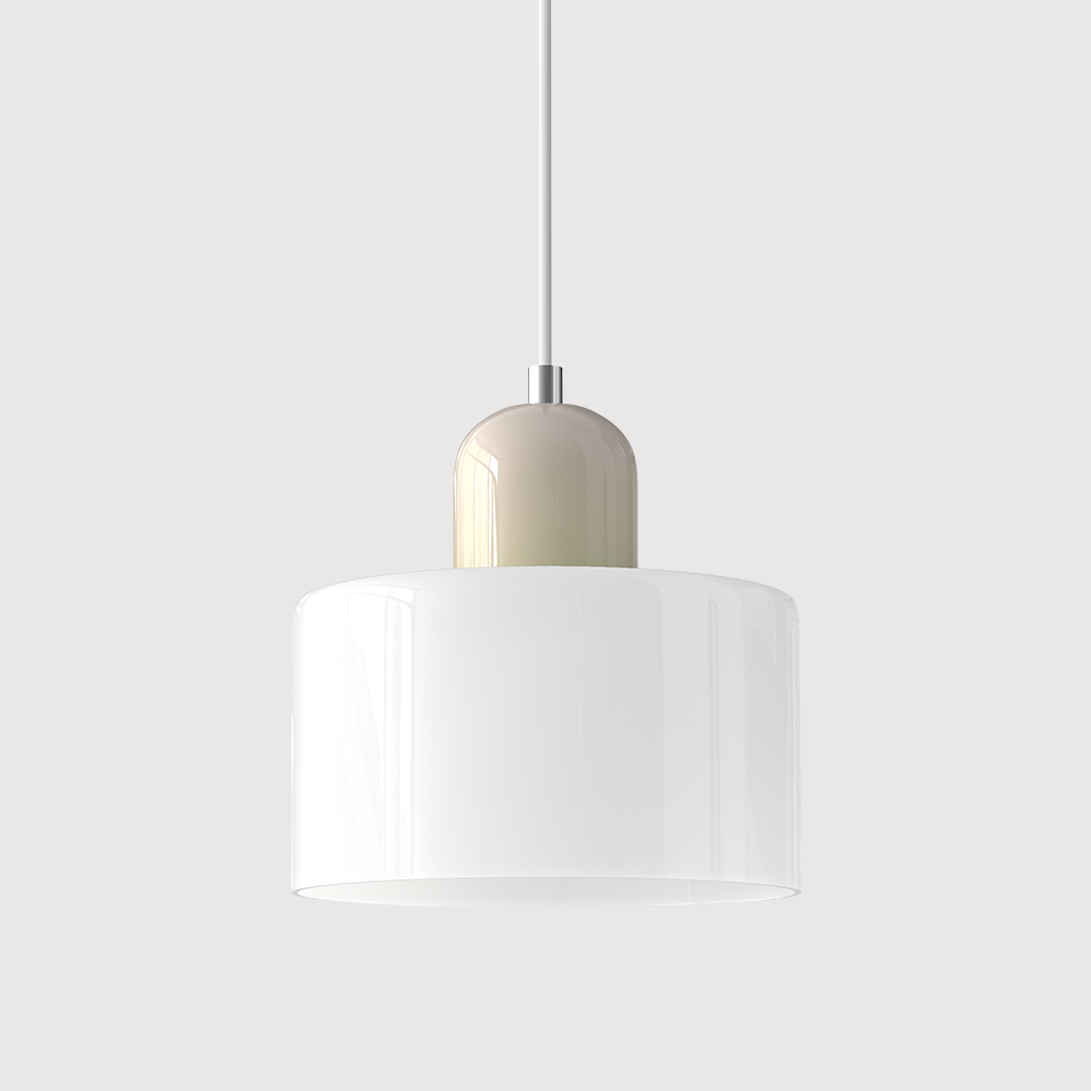 Bauhaus Glass Pendant Light | Modern Globe Design | Adjustable Ceiling Lamp | Brick by Brick