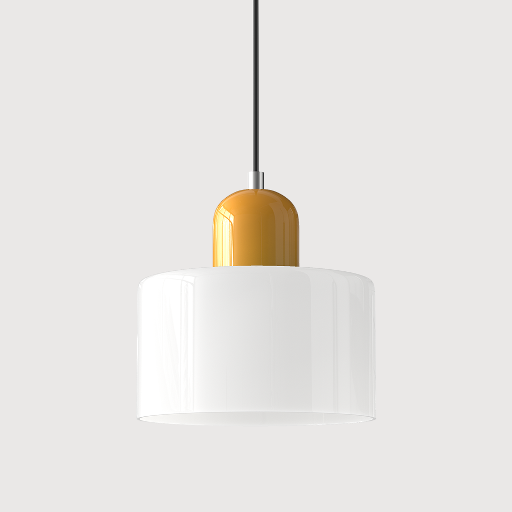 Bauhaus Glass Pendant Light | Modern Globe Design | Adjustable Ceiling Lamp | Brick by Brick