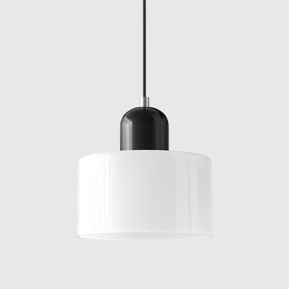 Bauhaus Glass Pendant Light | Modern Globe Design | Adjustable Ceiling Lamp | Brick by Brick