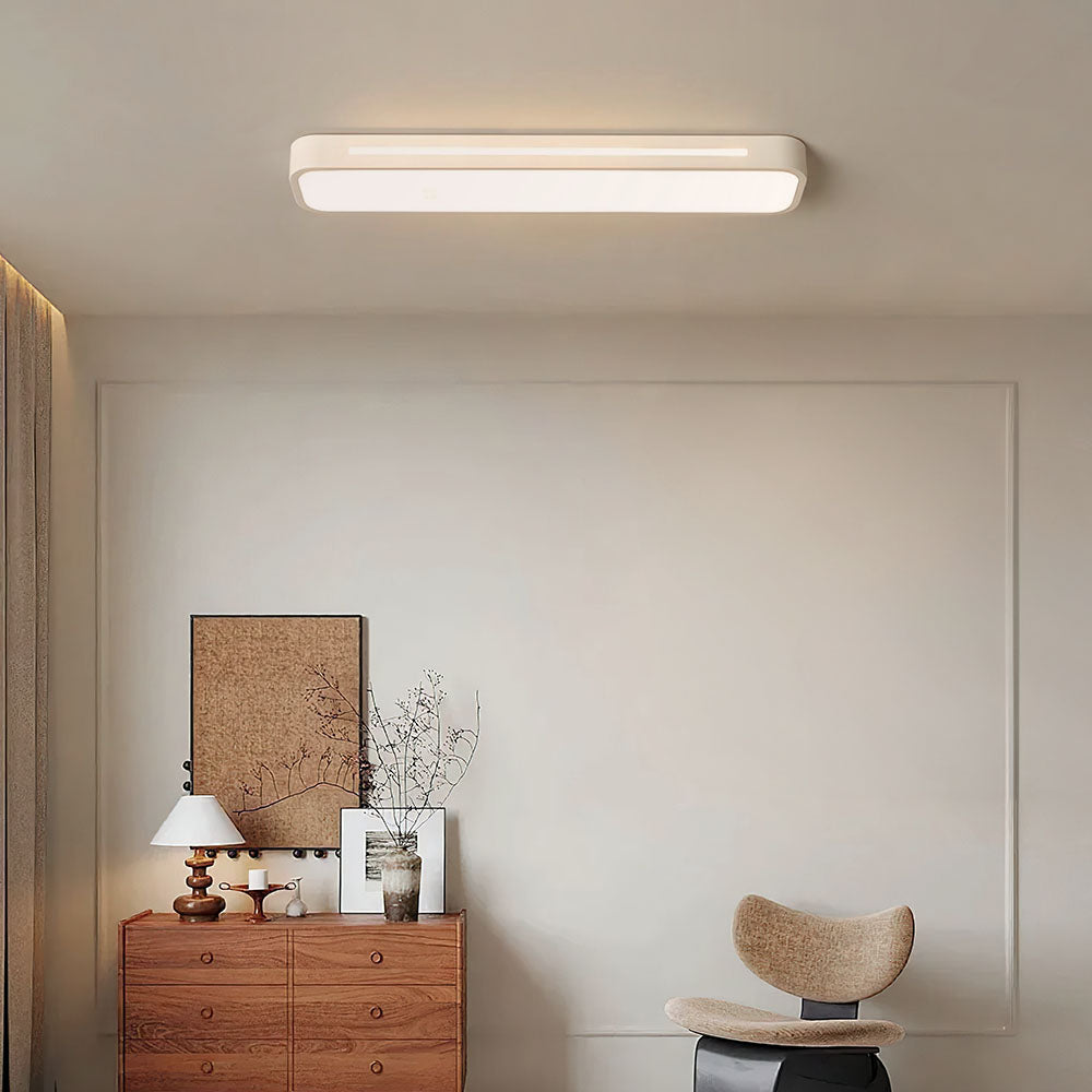 Modern Nordic LED Ceiling Light | 18.89–30.70 in | Minimalist Long Acrylic Fixture | Brick by Brick