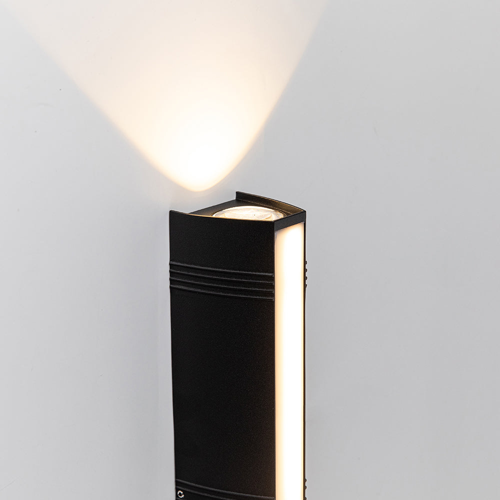 LED Outdoor Wall Light | 6.1–23.6 x 2.7 in | Sleek Long Tube Design | IP54 Rated Waterproof Fixture | Brick by Brick