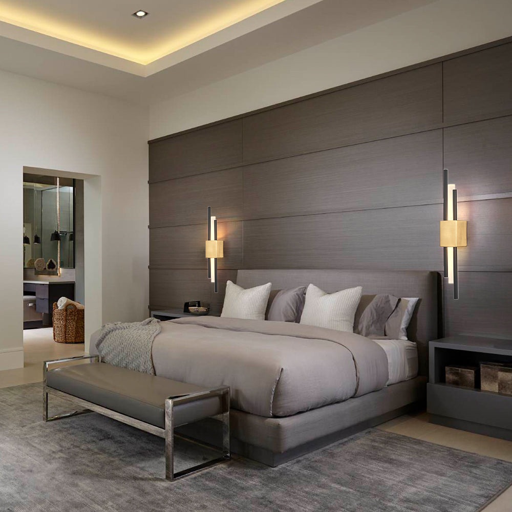 Stylish Wall Light | 19.7″ | Iron Acrylic | LED Sconce | 3‑Colour Switch | Brick by Brick