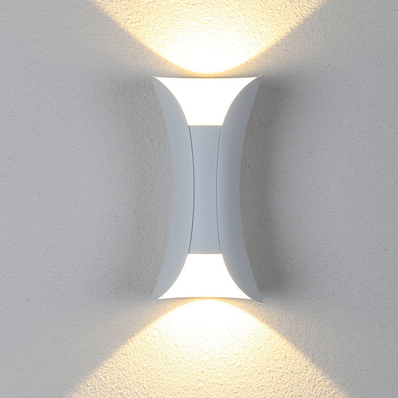 Waterproof LED Wall Lamp | 7.9–11.8 x 3.9–4.7 in | Aluminum & Glass | IP65 Rated Modern Outdoor Lighting | Brick by Brick