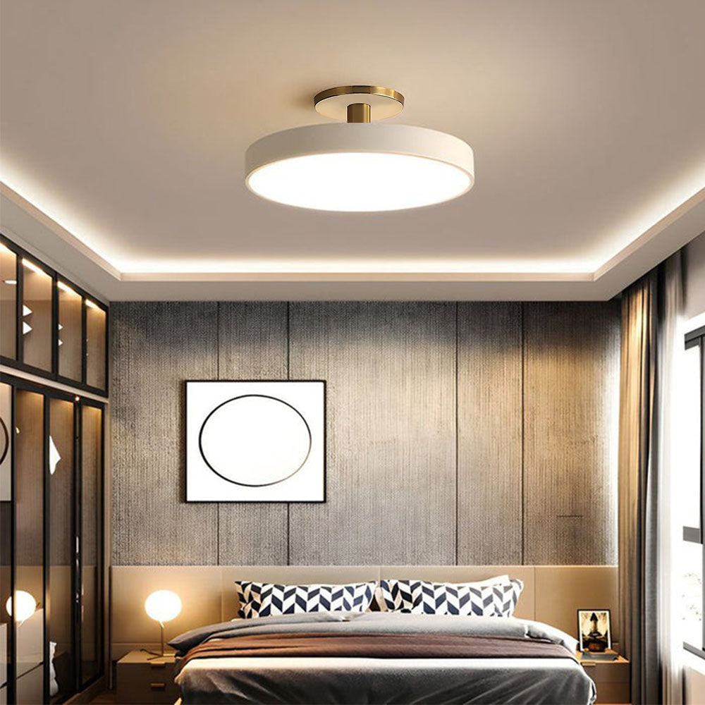 Modern Flush Mount Ceiling Light | 5.9×11.8–23.6 in | LED Round Fixture | Hardware + Acrylic | Brick by Brick