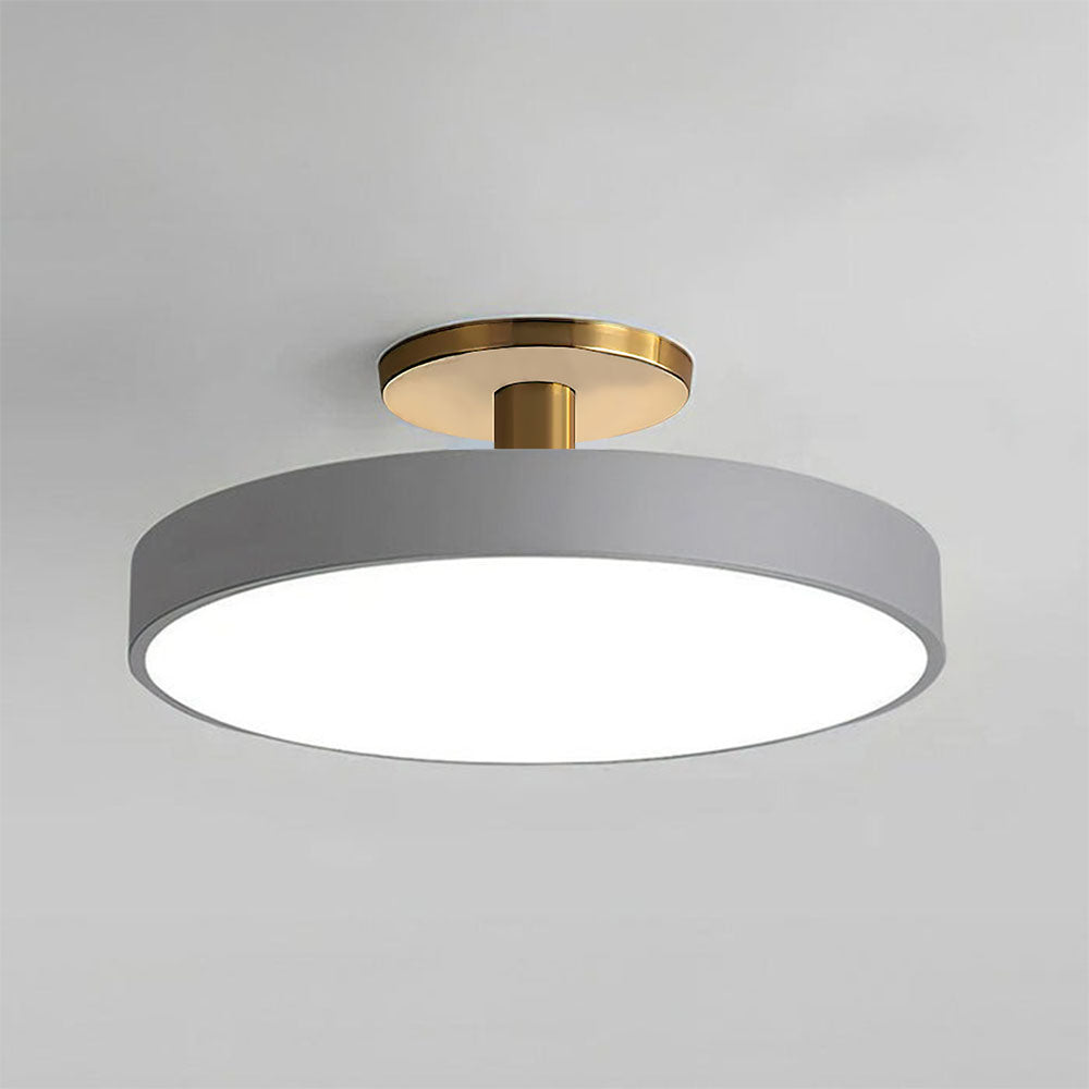 Modern Flush Mount Ceiling Light | 5.9×11.8–23.6 in | LED Round Fixture | Hardware + Acrylic | Brick by Brick