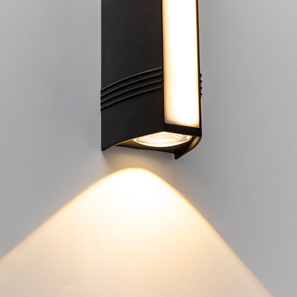 LED Outdoor Wall Light | 6.1–23.6 x 2.7 in | Sleek Long Tube Design | IP54 Rated Waterproof Fixture | Brick by Brick