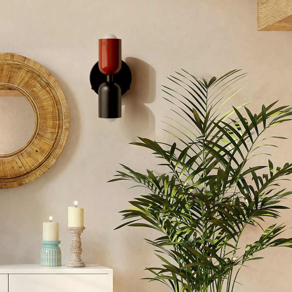 Double‑Head Wall Light | Utility Room | Unisex Glass | Dual‑Head Fixture | Brick by Brick