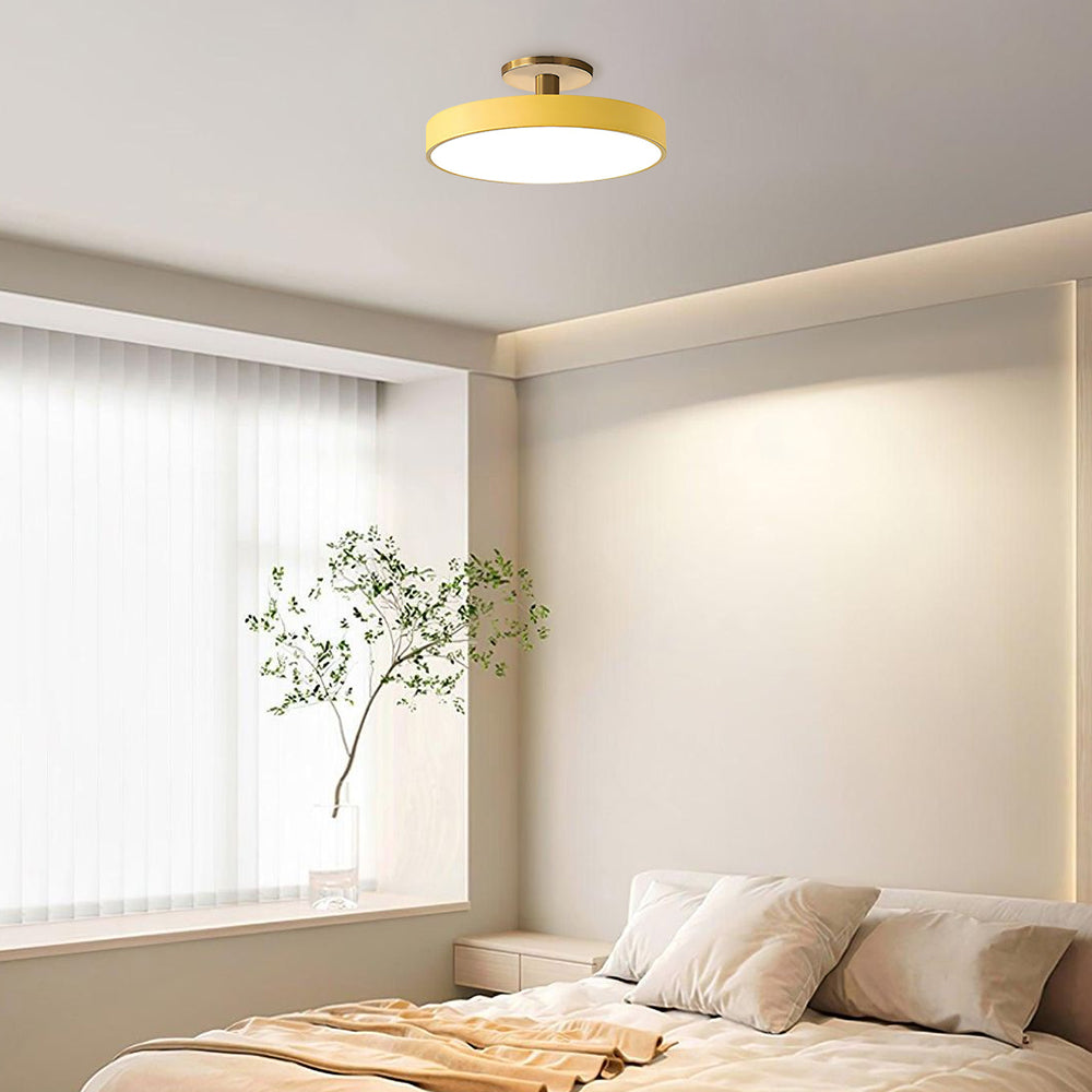 Modern Flush Mount Ceiling Light | 5.9×11.8–23.6 in | LED Round Fixture | Hardware + Acrylic | Brick by Brick