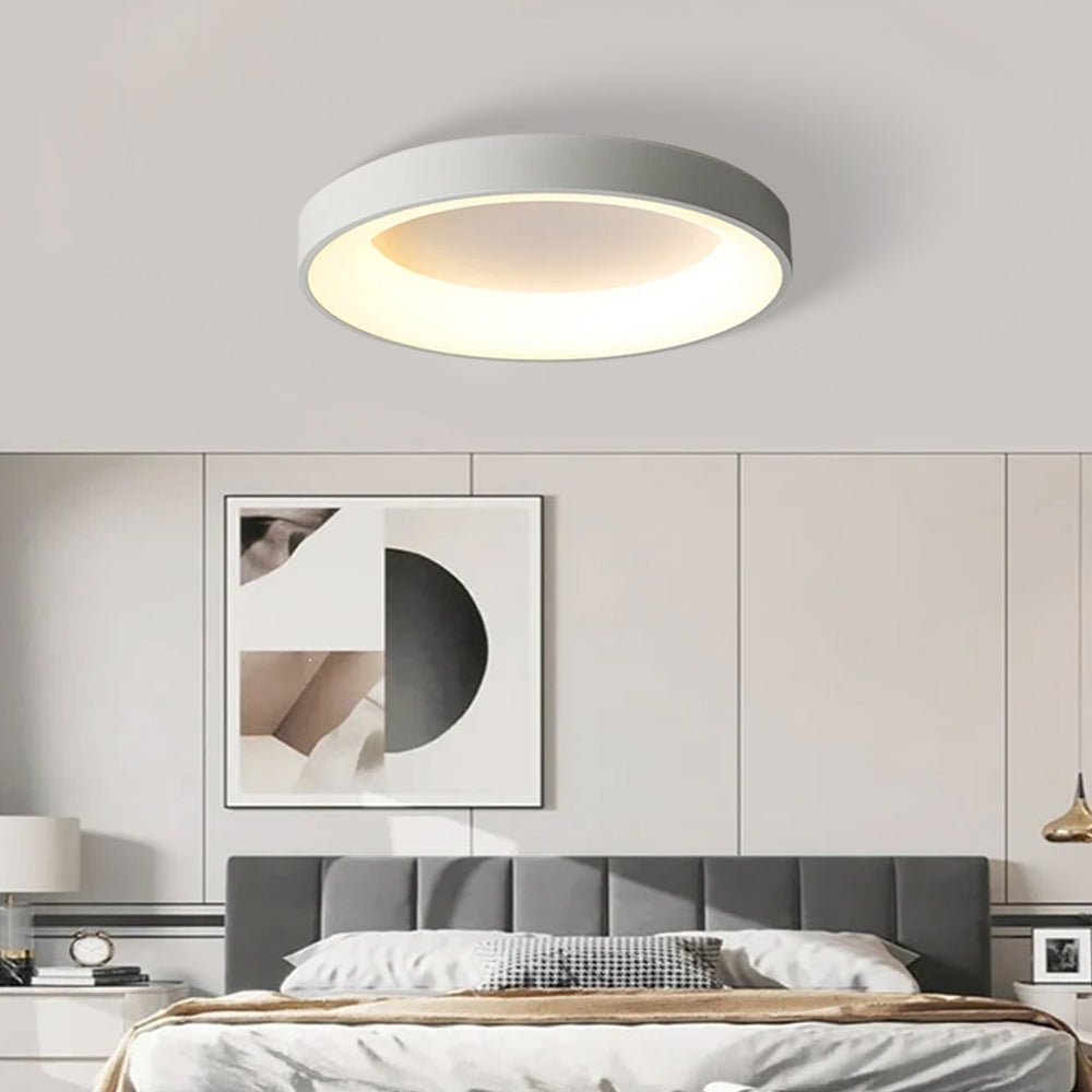 Simple LED Ceiling Light | Minimalist Modern Design | H1.97in | Warm Ambient Illumination | Elegant Home Fixture | Brick by Brick