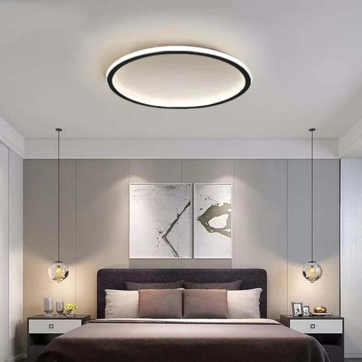Modern Minimalist Disc Ceiling Light | Soft LED Glow | Contemporary Lighting | Elegant Interior Upgrade | Brick by Brick