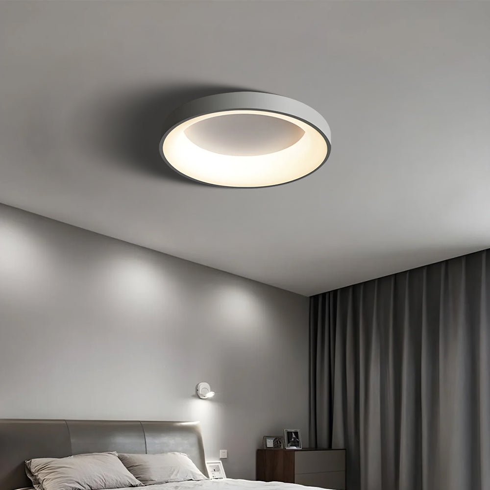 Simple LED Ceiling Light | Minimalist Modern Design | H1.97in | Warm Ambient Illumination | Elegant Home Fixture | Brick by Brick