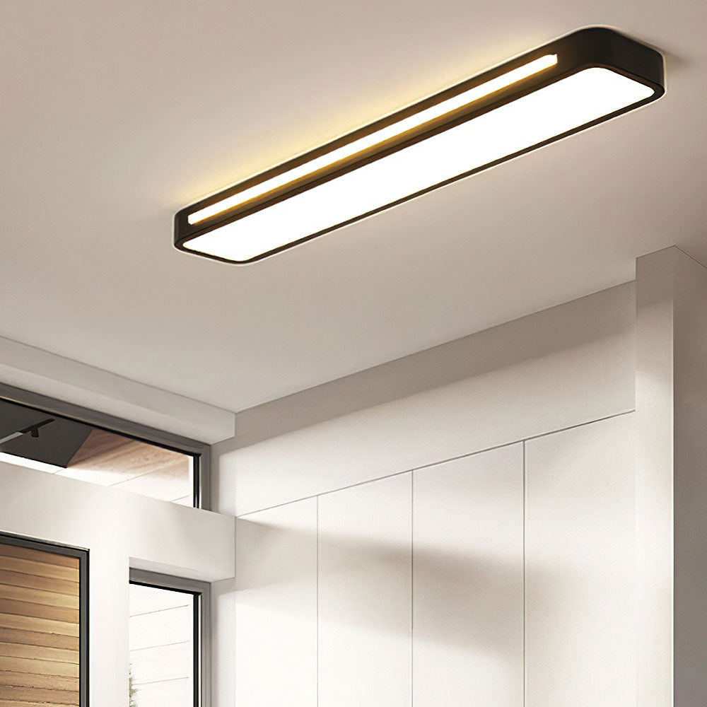 Modern Nordic LED Ceiling Light | 18.89–30.70 in | Minimalist Long Acrylic Fixture | Brick by Brick
