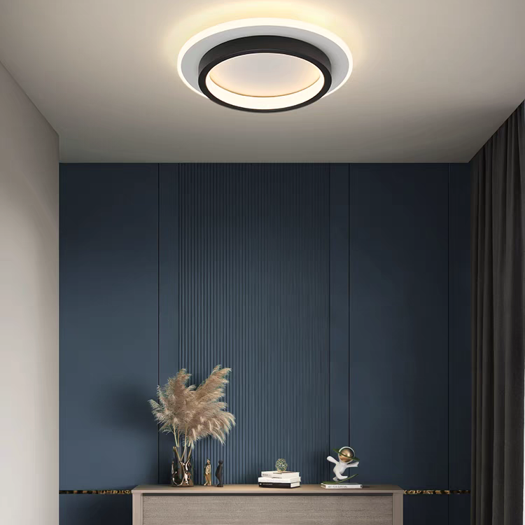 Sleek LED Hallway Ceiling Lamp | 8.3" or 9.4" Metal & Acrylic Fixture | Energy-Saving | Brick by Brick